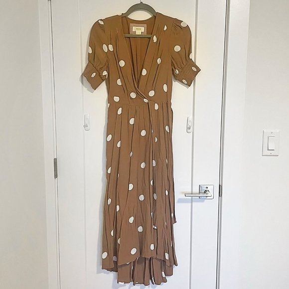 Anthropologie Maeve Bernice Polka Dot Dress - Picture 4 of 5